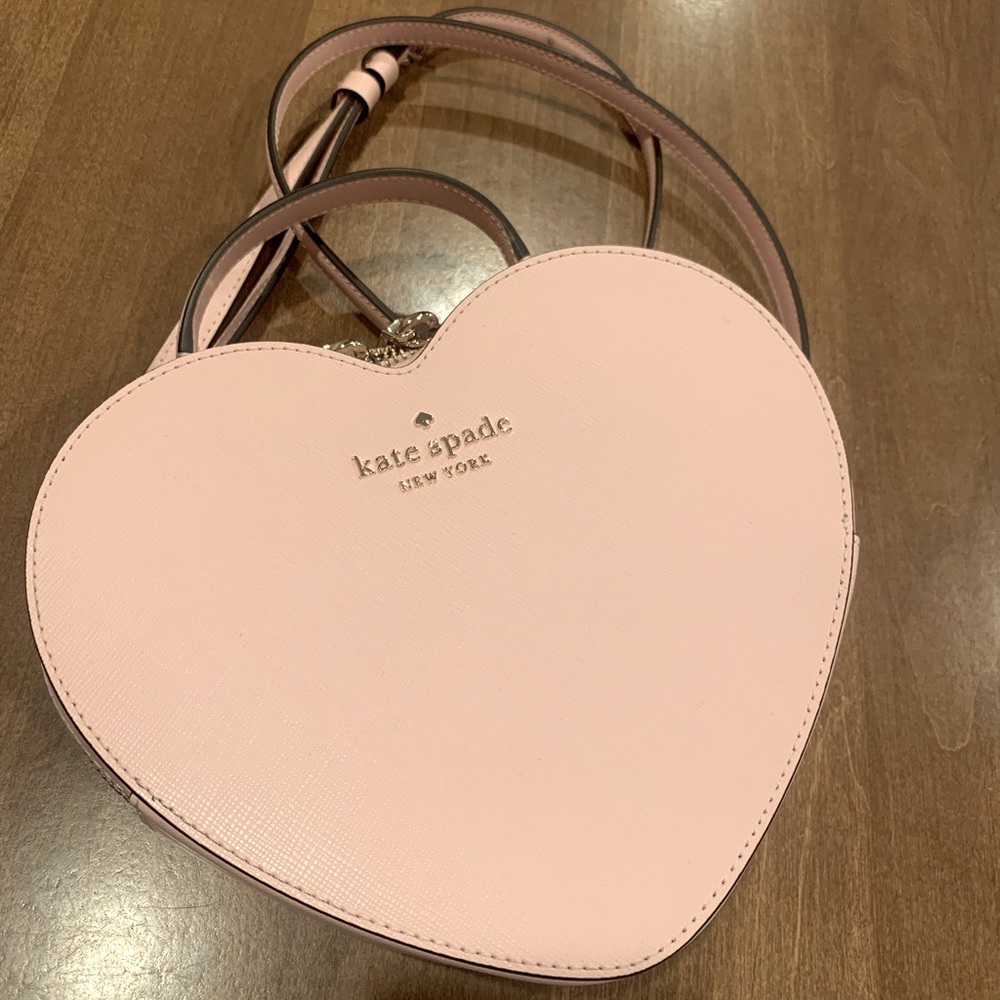 Kate Spade Blush Pink Heart Crossbody